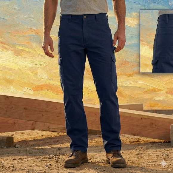 Carhartt Mens NWT BN3574-FRM Flame Resistant Rugged Flex Cargo Work Pants 44x30